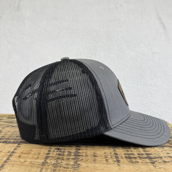 Pawpaw Hat Cap Snap Back Gray Black Mesh Trucker Patch Grandpa Mens Gift - Picture 4 of 7